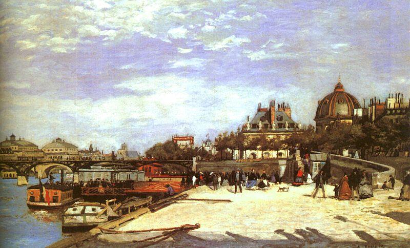 Pierre Renoir The Pont des Arts the Institut de France oil painting picture